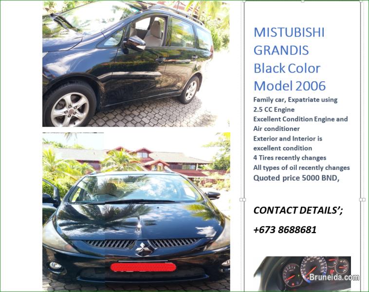 MISTUBSHI GRANDIS, 2006 BLACK, FAMILY CAR, 7 SEATER, - image 1