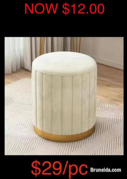 Beige Ottoman Stool - image 1