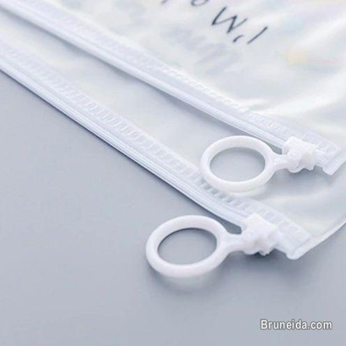 A5 Size Cartoon Auto Seal Bag Pencil Case Mask Storage - image 2