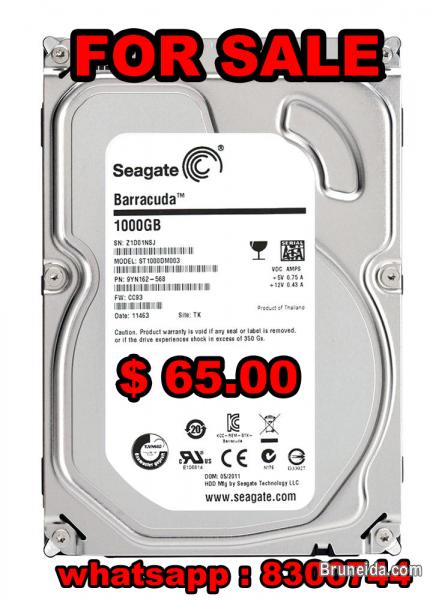 Used HDD : Seagate Barracuda 1TB - image 1