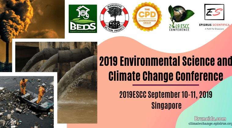 Pictures of 2019 Environmental Science and Climate Change Conference
