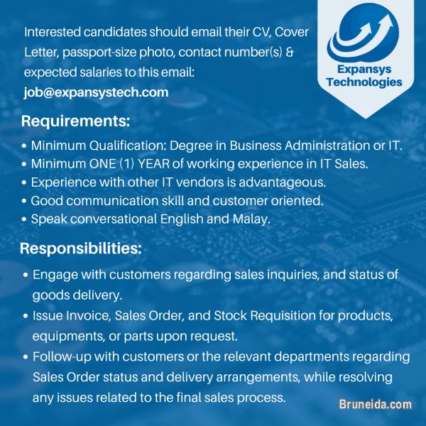 Vacancy: Corporate Sales Assistant - image 2