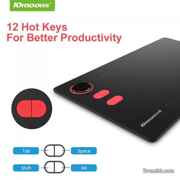 $139 Brunei 10moons G20 Graphic Drawing Tablet Wacom Alternative - image 3