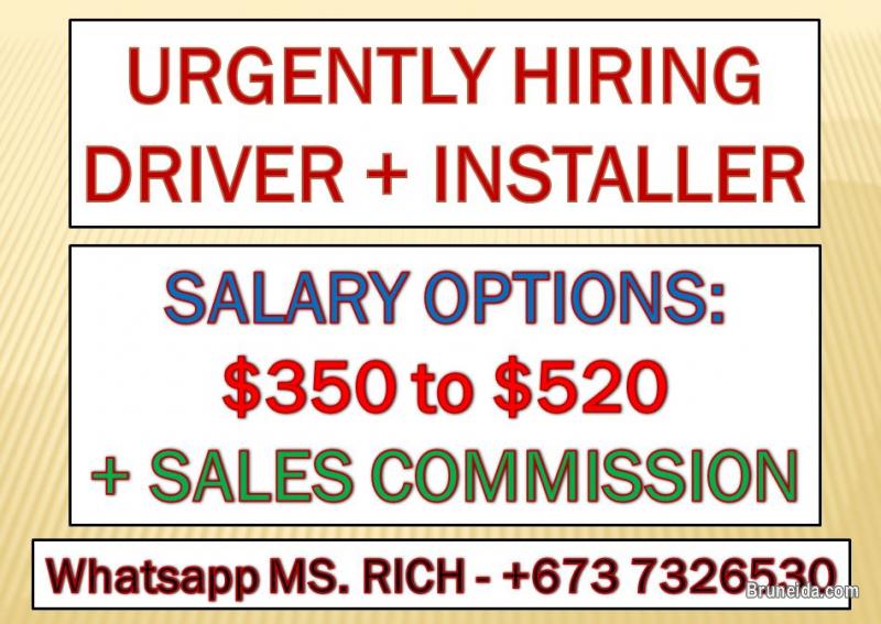 Picture of WE ARE LOOKING FOR DRIVER + INSTALLER