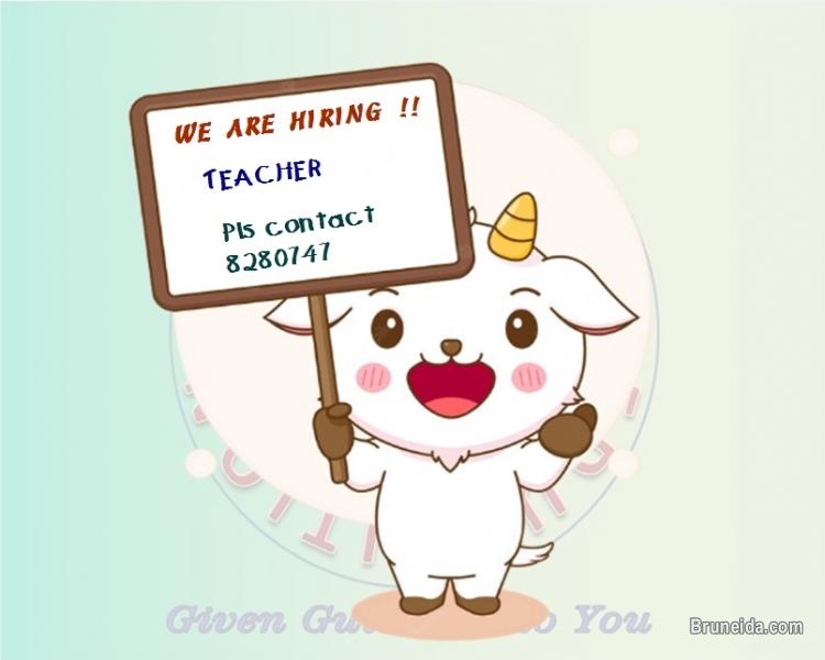 Hiring for a Teacher - image 1