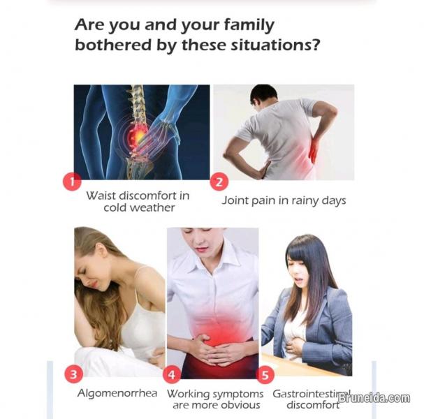 Self heating tourmaline stone therapy - Waist support ( ) - image 2