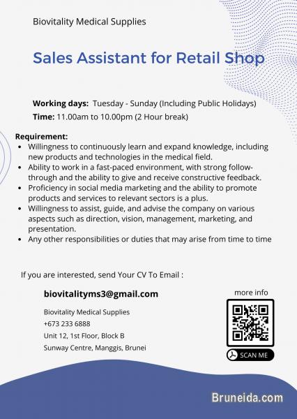 SALES ASSISTANT - image 1