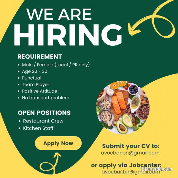 Restaurant Crew & Kitchen Staff - image 1