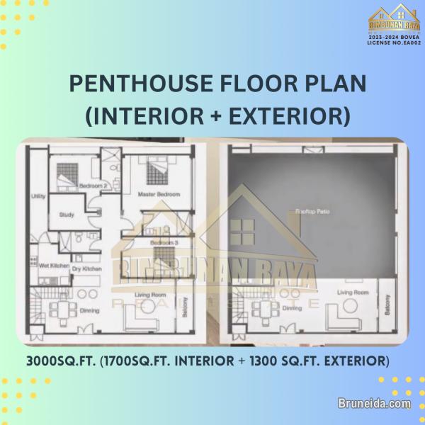 Penthouse house for rent at Kg Menglait - image 4