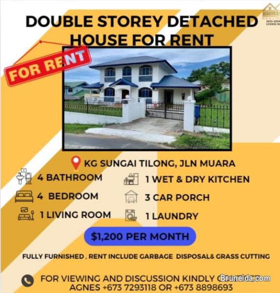 Double Storey Detached House For Rent - image 1