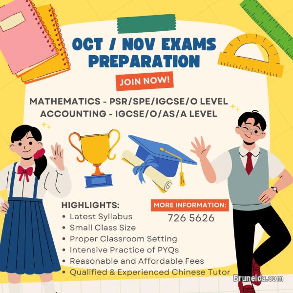 Oct/Nov Exams Preparation Classes - image 1