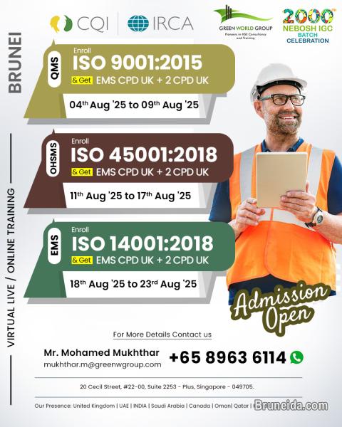 ISO Lead Auditor Courses in Brunei - image 1
