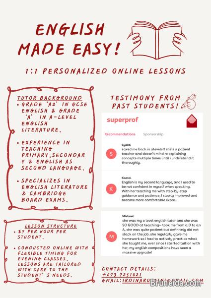 Private Online English Tutor! - image 1