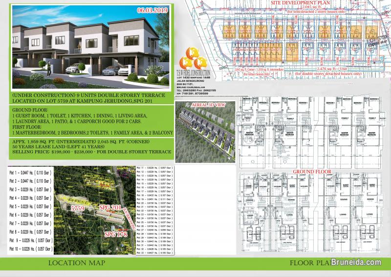 TERRACE HOUSE AT JERUDONG FOR SALE - image 2