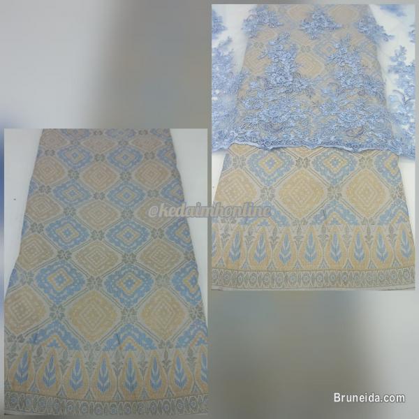 Set Pakaian Songket dan Songket Belum Jahit - image 9