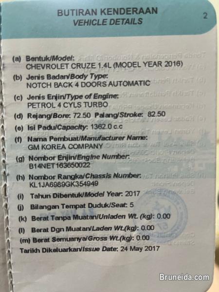 Chevrolet Cruze 1. 4L Turbo 2016 - image 5