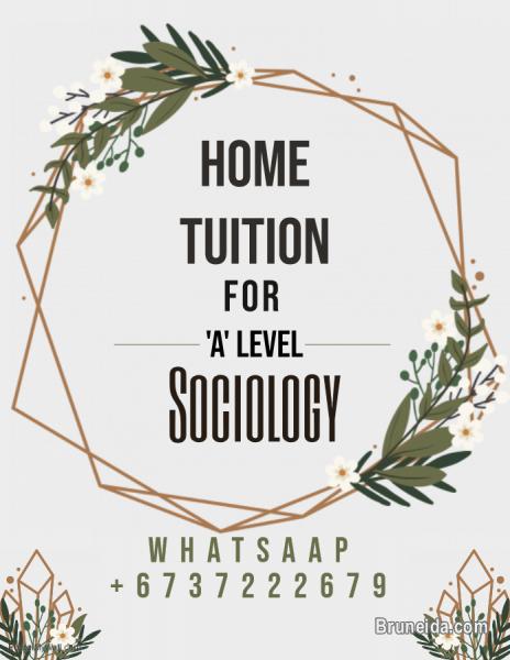 Picture of SOCIOLOGY HOME TUITION FOR A LEVEL