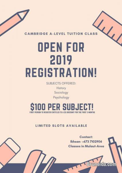 CAMBRIDGE GCE A-LEVEL TUITION CLASS - image 1