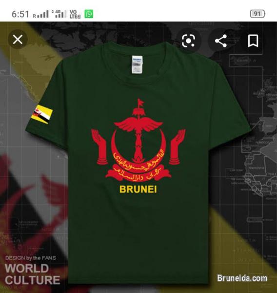 Dryfit and cotton t-shirts with brunei print - image 6