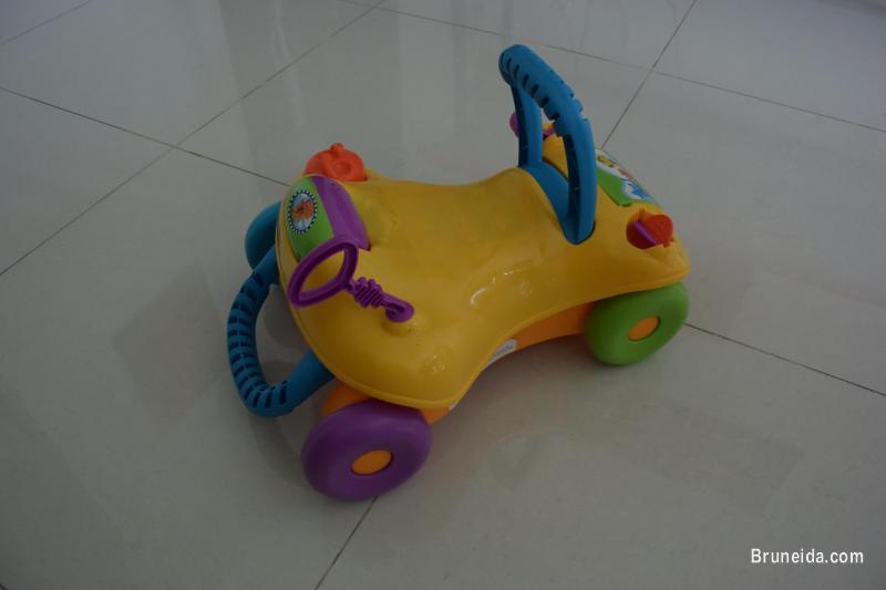 Toddler Ride-on and Push Cart - image 1