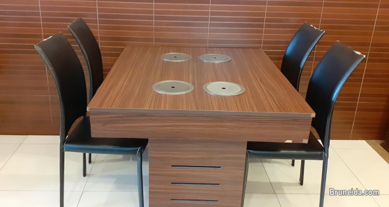 Shabu shabu table with chairs - image 4