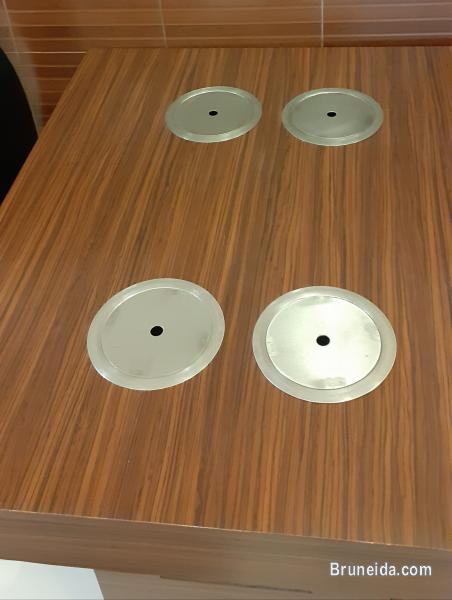 Shabu shabu table with chairs - image 5