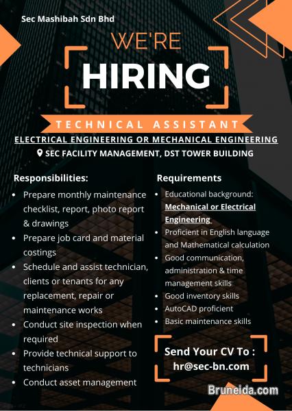 Technical Assistant Electrical or Mechanical Engineer (Dec 23) - image 1