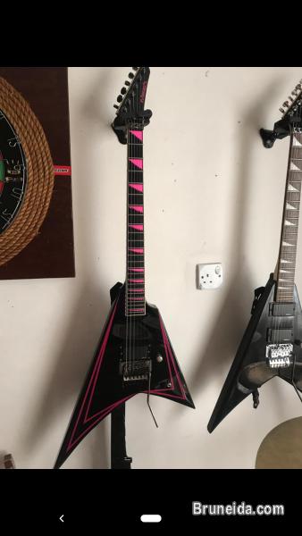 Pictures of Signature Guitar of Children of Bodom`s Alexi