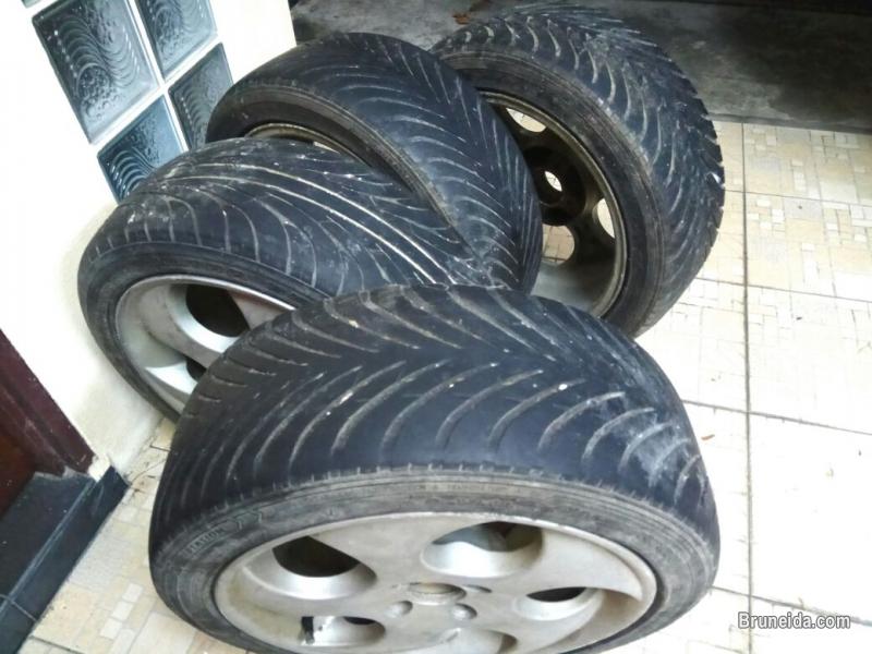 REM SPORT SIZE 16 PCD 100 WITH TYRE FOR SALE $250 NGEO - image 2
