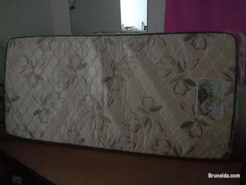 Single bed frame with mattress (slightly used) - image 3