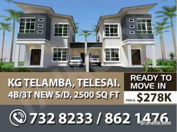 New Double Storey Semi-Detached in Telisai, Tutong - image 1