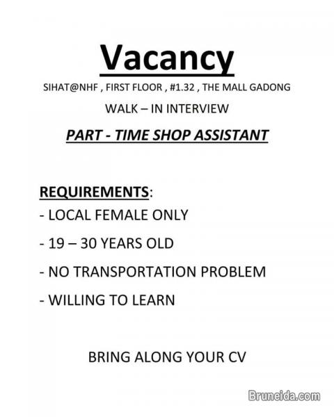 Vacancy: Shop Assistant - image 2
