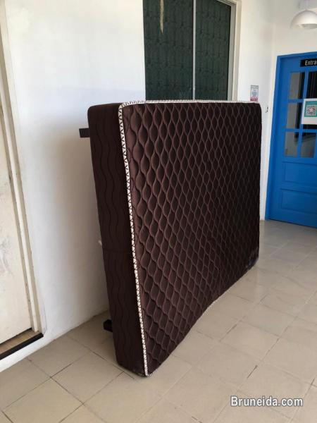 (FOR SALE) QUEEN SIZED BED w/ MATTRESS - image 1