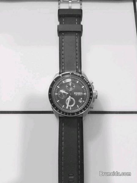 DECKER CHRONOGRAPH BLACK SILICONE WATCH - image 1