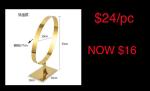 Gold Belt Display Stand