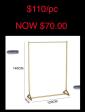 Gold Hanging Rack