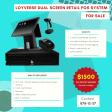 POS System Retail Dual Monitor for sale (Loyverse System)