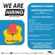 Immediate Hiring Marketing Executive x 1