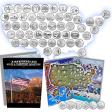 Complete 50 Uncirculated US State (`99-`08) Quarter Collection