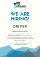 URGENT HIRING FOR DRIVER