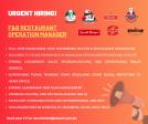 F&B Restaurant Operation Manager
