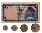 One set Brunei 1967 dollar and coins for sale