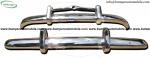 Volvo PV 444 (1947-1958) bumpers stainless steel