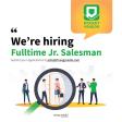 Full-time Junior Salesman/lady