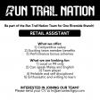 Retail Assistant at Run Trail Nation