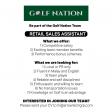 Retail Sales Assistant at Golf Nation