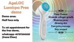 AgeLOC Lumispa facial cleanser demo