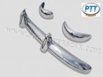 Volvo PV 445 Duett Bumper 1953 - 1969 in Stainless Steel