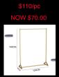 Gold Hanging Rack
