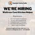 Waitress Cum Kitchen Helper